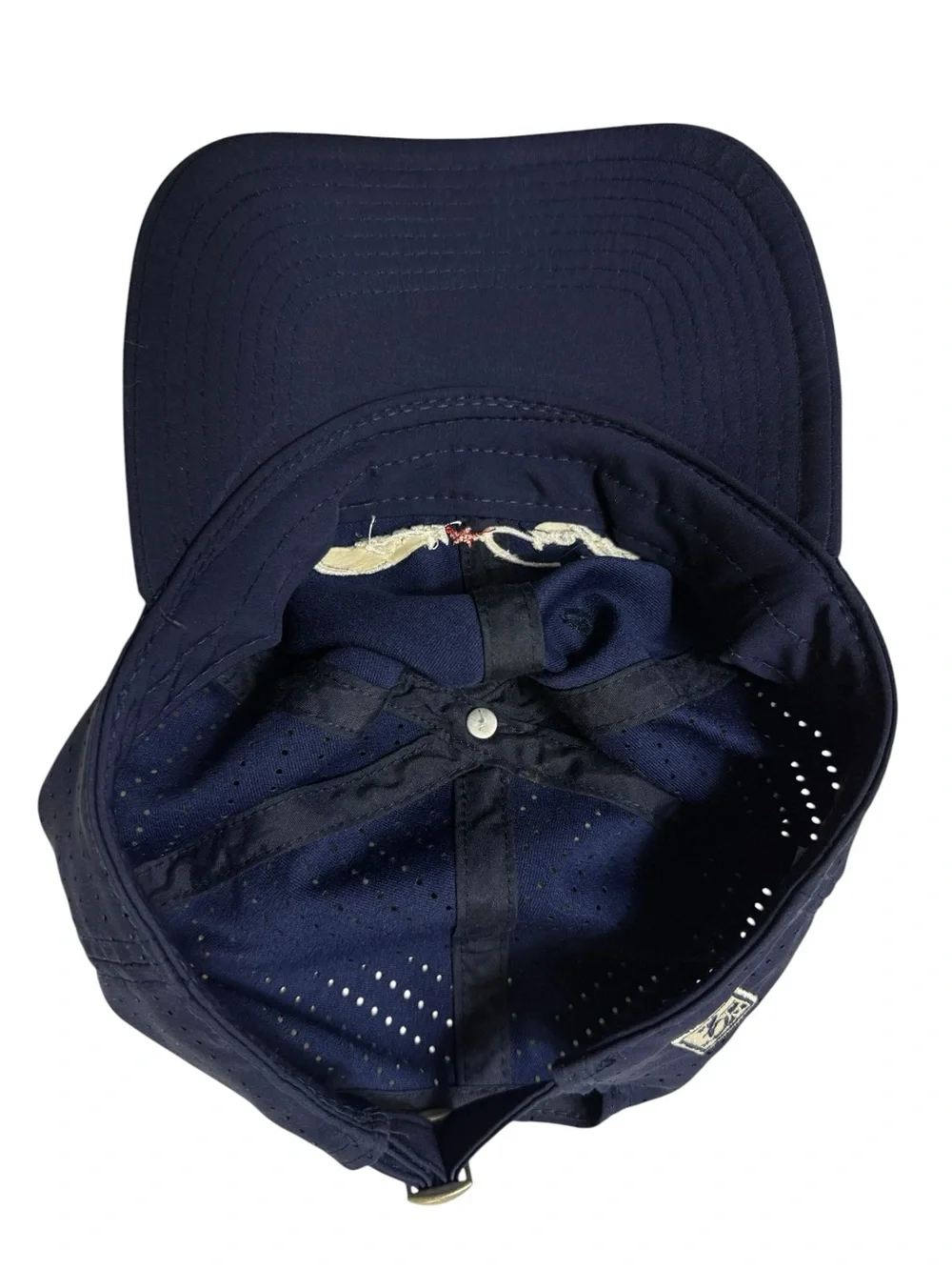 VINTAGE CHRIS-CRAFT BOAT CAP Navy White Red Script Yacht Club Performance Hat